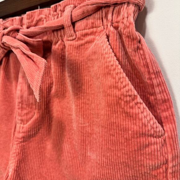 Polo Ralph Lauren Girls 12 Desert Rose Corduroy Shorts w/ Tie Belt Preppy - Picture 3 of 12